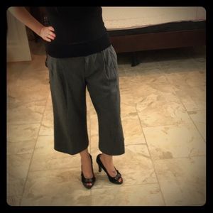 Dolce & Gabbana Grey Wide Leg Capris/Culottes
